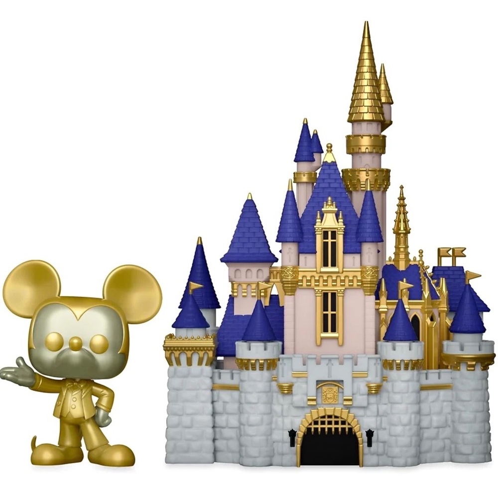 Walt Disney World 50 Castle and Mickey Mouse Funko Pop! Town Vinyl Set #26